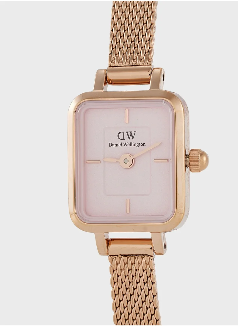 DANIEL WELLINGTON Quadro Mesh Strap Analog Watch