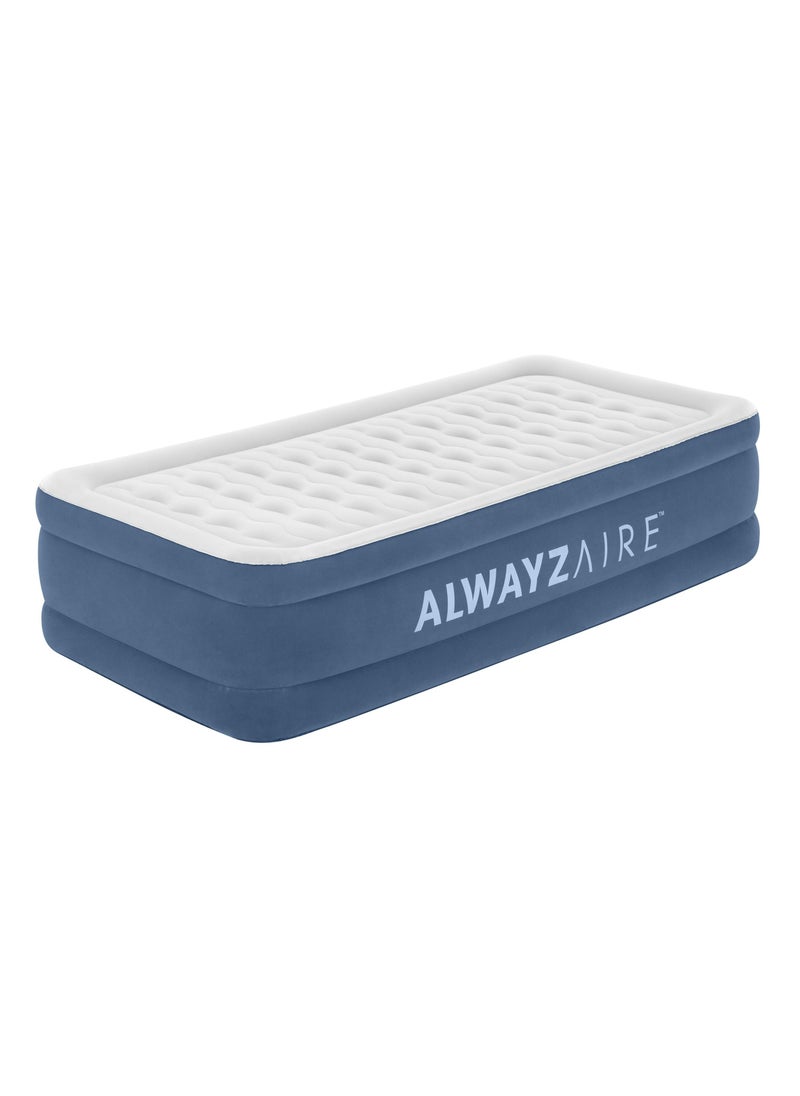 Bestway - Bestway AlwayzAire Air Mattress Twin Built-in Dual Pump 1.91m x 97cm x 46cm #6713P - Image 1