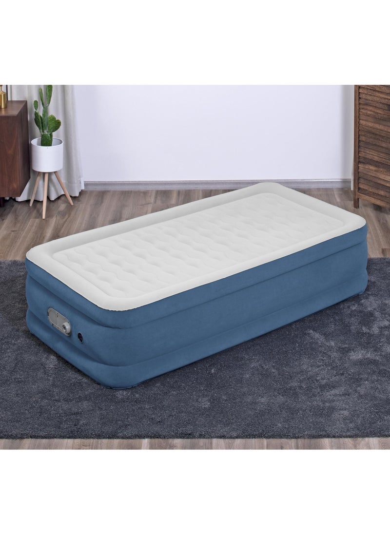 Bestway - Bestway AlwayzAire Air Mattress Twin Built-in Dual Pump 1.91m x 97cm x 46cm #6713P - Image 1