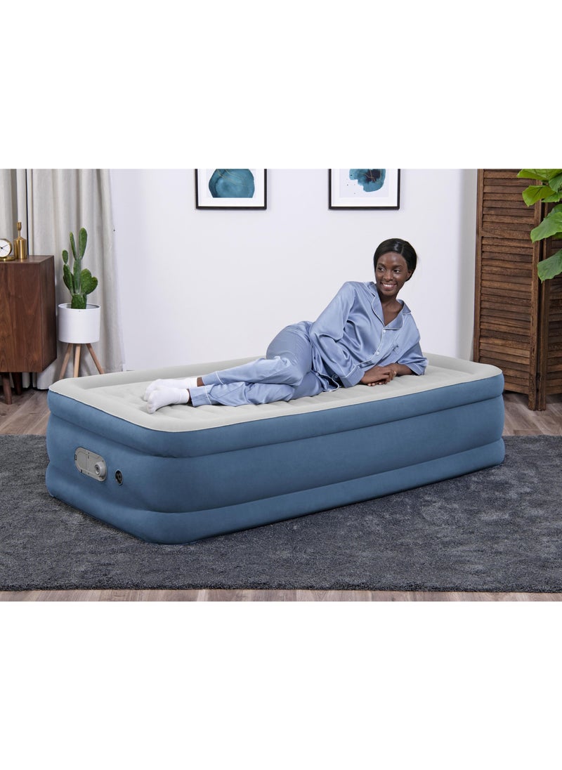 Bestway - Bestway AlwayzAire Air Mattress Twin Built-in Dual Pump 1.91m x 97cm x 46cm #6713P - Image 1