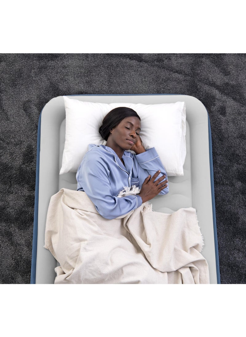 Bestway - Bestway AlwayzAire Air Mattress Twin Built-in Dual Pump 1.91m x 97cm x 46cm #6713P - Image 1