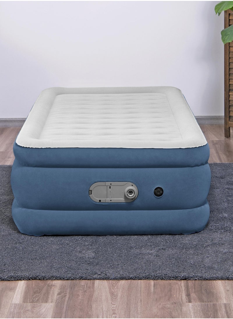 Bestway - Bestway AlwayzAire Air Mattress Twin Built-in Dual Pump 1.91m x 97cm x 46cm #6713P - Image 1