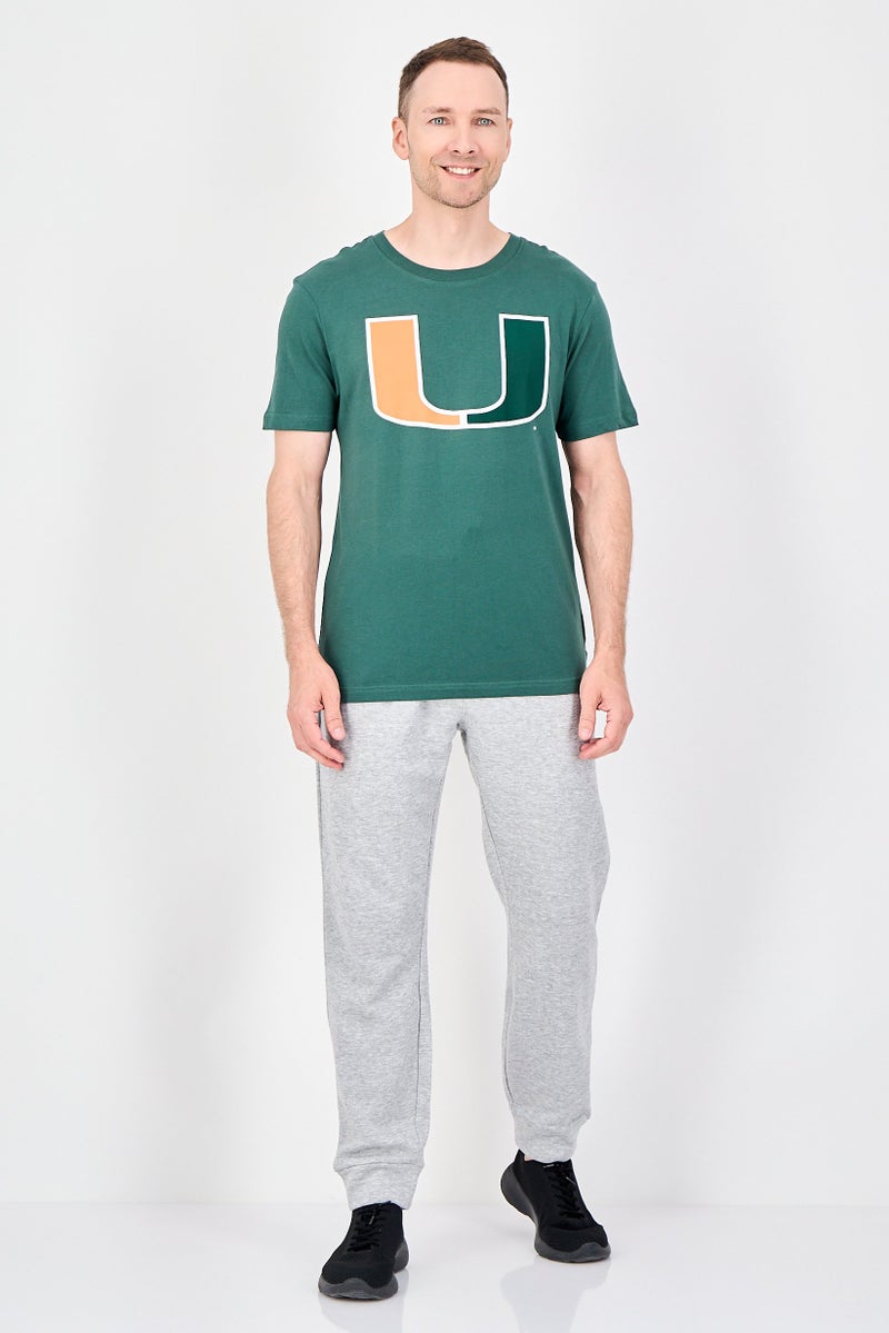 Fanatics Men Sportswear Fit Mars Hill University Lions Short Sleeve Basketball T-Shirt, Green - Image 4