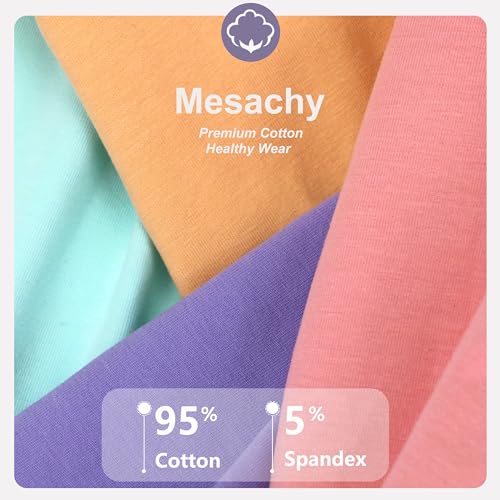 Mesachy Girls Underwear Cotton Panties for Teens Girl Kids Briefs Pack of 8 - Image 3