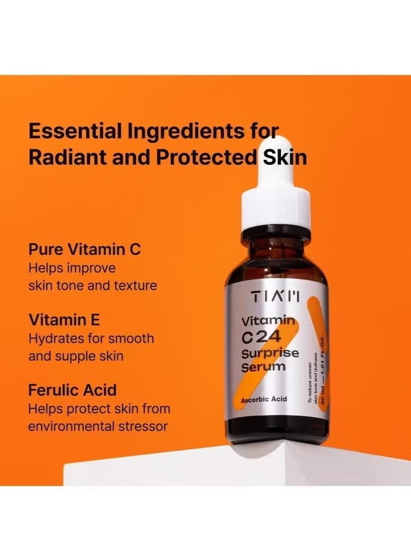 TIA'M TIAM Vitamin C 24 Surprise Serum for Brightening Dark Spots Uneven Tone AntioxidantRich Formula for Radiant Skin All Skin Types 30ml - Image 2