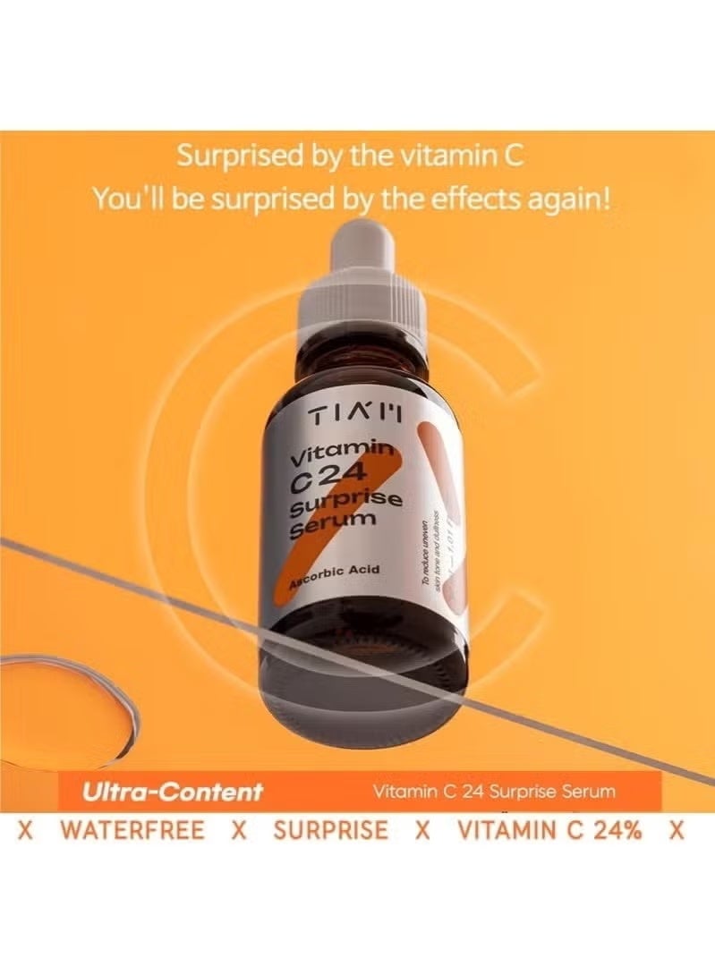 TIA'M TIAM Vitamin C 24 Surprise Serum for Brightening Dark Spots Uneven Tone AntioxidantRich Formula for Radiant Skin All Skin Types 30ml - Image 4