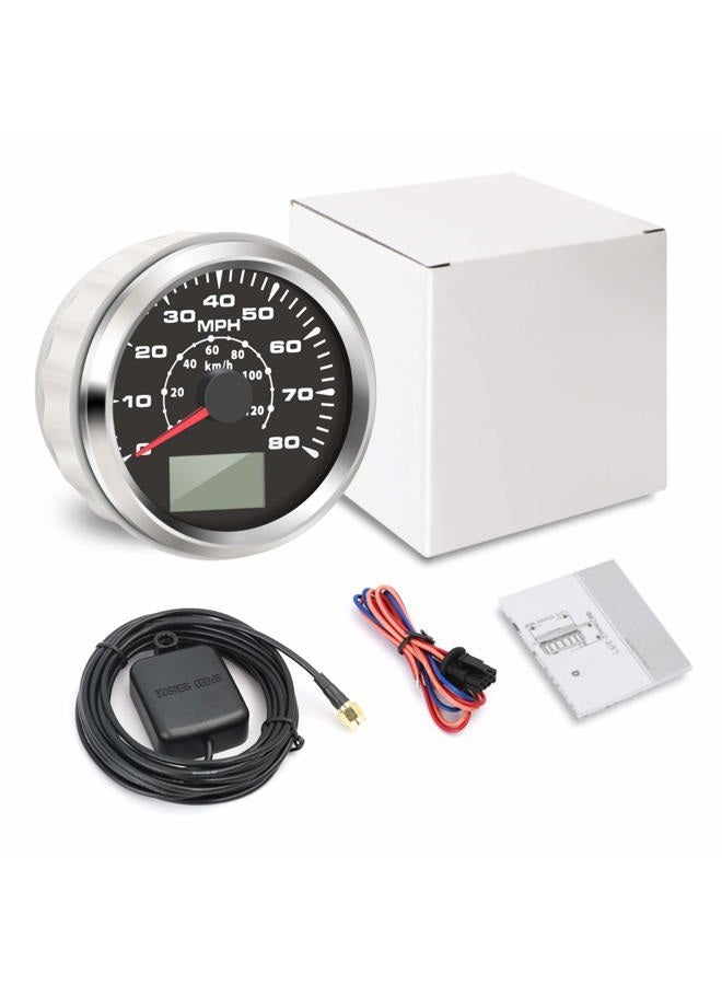 BLUERICE 7 Backlight Universal GPS Speedometer 0-120Km/h 0~80MPH 85MM GPS Speed Odometers Speed Gauges Indicators - Image 4