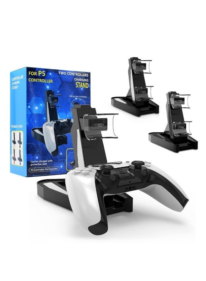 TNGames PS5 Controller Dual Charging Station | Compatible with Protective Case | LED Indicator | Type-C Fast Charging Stand for DualSense - Image 1