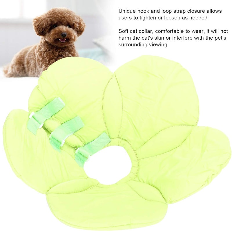 Soft Pet Cone Collar for Dogs and Cats, Adjustable Recovery Protective Wound Healing Cover - Lightweight Comfortable Fabric, Secure Hook and Loop Closure, Ideal for Injury and (S) - Image 4