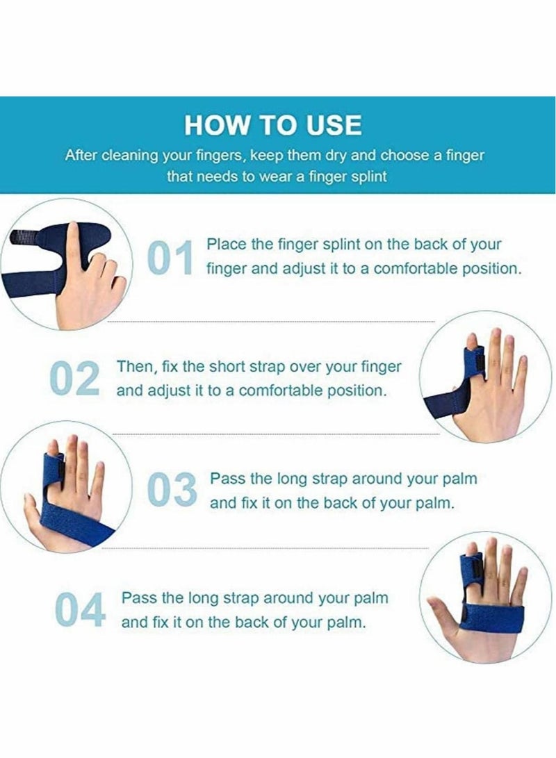 Generic Trigger Finger Splint for Alleviating Finger Locking, Stiffness- Tendon Release and Pain Relief from Stenosing Tenosynovitis- Bonus Fastening Tape (Left)  - Image 4