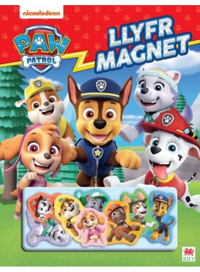 Paw Patrol Llyfr Magnet - Hardback