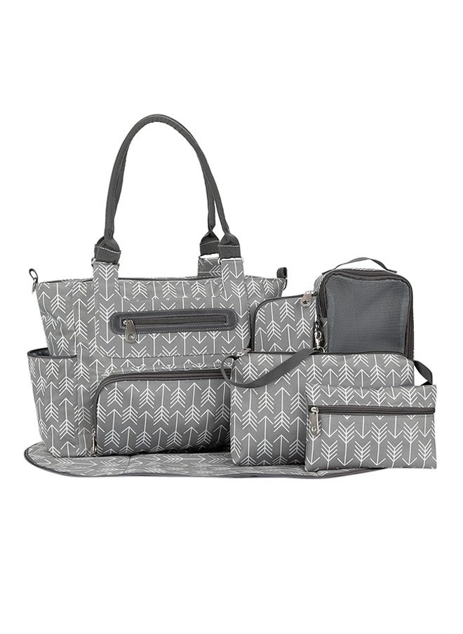 LO.BABY.VE 6-piece set Diaper Tote Set, Baby Essentials with Multifunctional Diaper Bags, Bottle & Mesh Bag  - Image 2