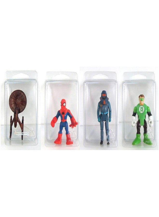 Collecting Warehouse Clear Plastic Clamshell Package / Storage Container, 3.38" H x 2.38" W x 1.25" D, Pack of 50 - Image 2