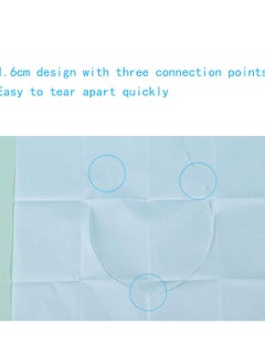 SYOSI 10 Packs Disposable Paper Toilet Seat Covers Seat Cover for Kids Toddler Adults Pregnant Woman Use in Public Toilets  - Image 3