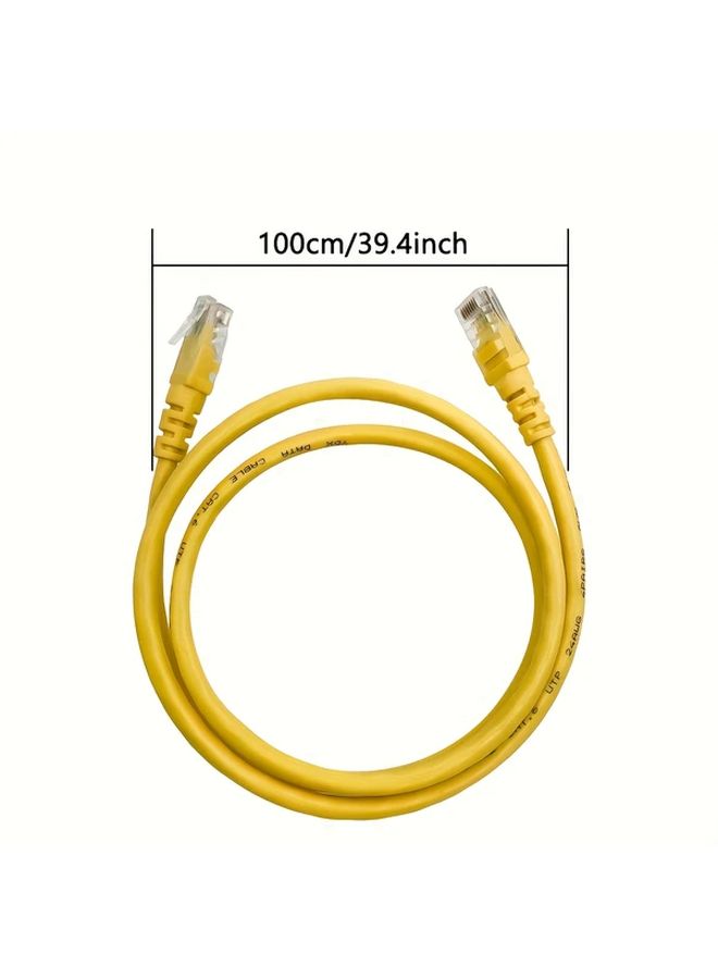 كابل إيثرنت Cat6 19 69 بوصة 5 حزم عالي السرعة RJ45 للمكتب المنزلي والخادم - Image 2