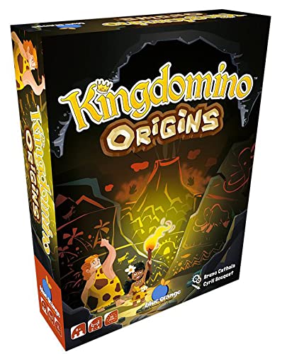 blue orange Tabletop Strategy Game Part of Kingdomino Series for Kids Teens Adults Family Game Nights 2 to 4 Players Ages 8 Kingdomino Origins by Blue Orange Games