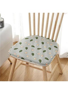 Generic Dining Chair Pads Cotton Kitchen Chair Cushion Seating Pads (Avocado, Set of 2)  - Image 2