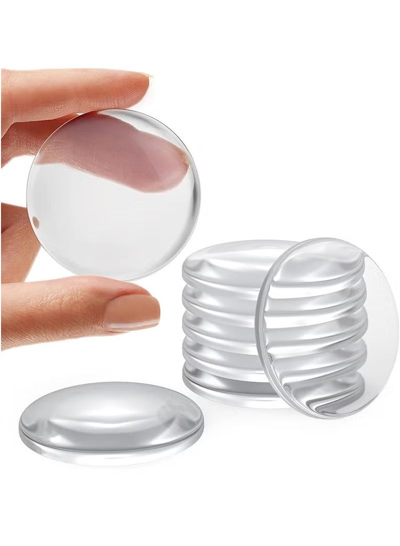 بيتوبي 6 أجزاء - حواجز باب شفافة 4 سم للجدران - عازلة باب مع لاصقة قوية - حماية جدار منفصلة على مقبض الباب ومقابض الاهتزاز - Image 1