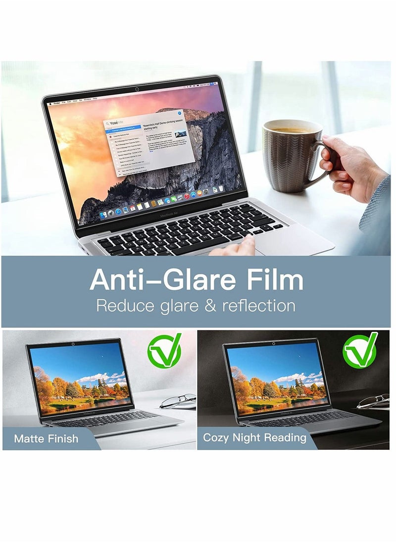 Screen Protector for MacBook Pro 13 Inch (2016 2022 M1 M2)  MacBook Air 13 Inch (2018 2020 M1) Anti Glare Film Matte Anti Fingerprint 4 Pack  - Image 2