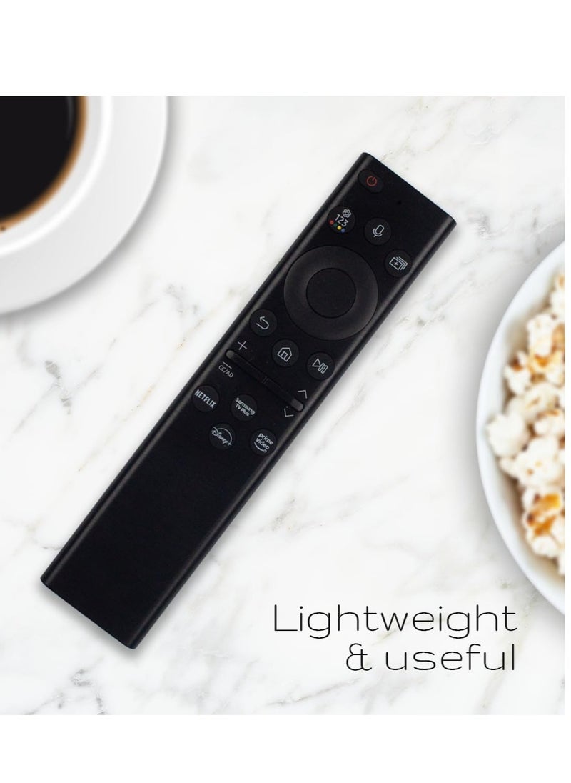 Generic Replacement Voice Remote Control for Samsung Smart TV Includes Netflix, Prime Video and Samsung Internet Shortcut Buttons (BLACK, ELT-REM-C-08A)  - Image 4