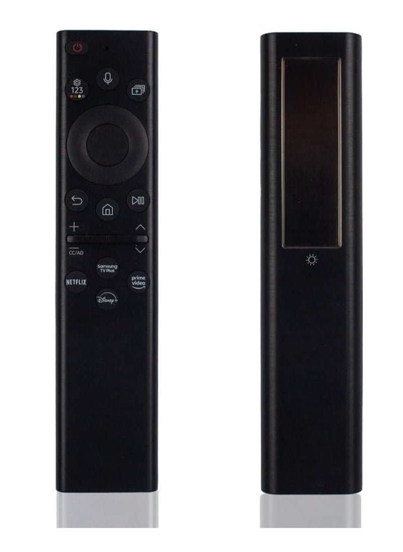 Generic Replacement Voice Remote Control for Samsung Smart TV Includes Netflix, Prime Video and Samsung Internet Shortcut Buttons (BLACK, ELT-REM-C-08A)  - Image 1