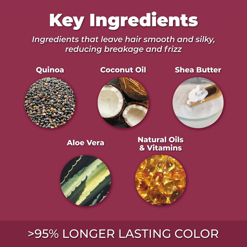 FRAMESI Color Lover Moisture Rich Conditioner, 16.9 fl oz, Sulfate Free Conditioner with Coconut Oil and Quinoa, Color Treated Hair - Image 4