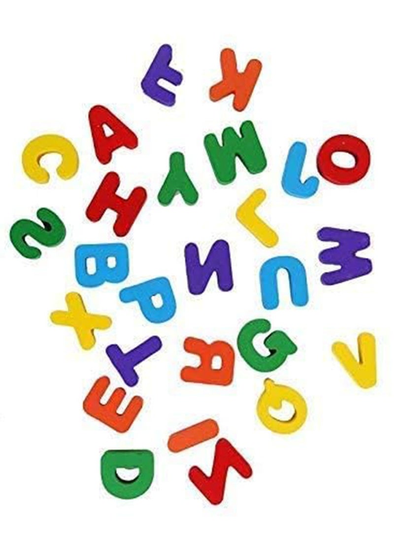 DURKU English Alphabet Wooden Board Jigsaw Puzzle Letters Game Educational Toy 0.6*30*30 cm - Image 4