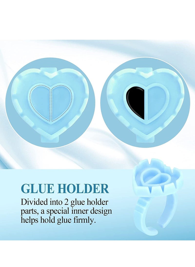 Excefore Lashes Glue, Cup Plastic Makeup Holder, Suitable for applying lipstick - Image 3