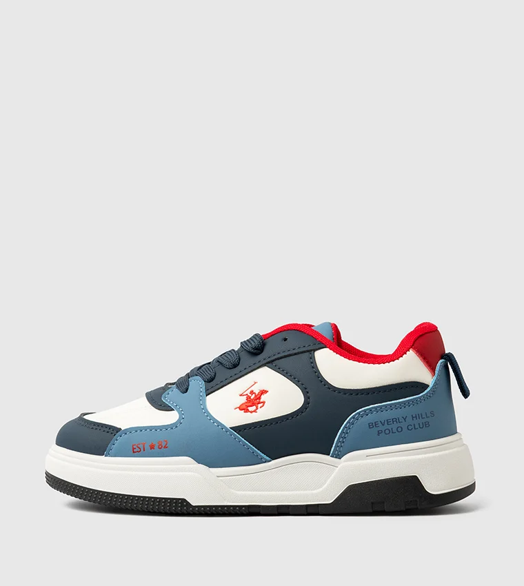 بيفرلي هيلز بولو كلوب أحذية رياضية برباط بتصميم كتل الألوان