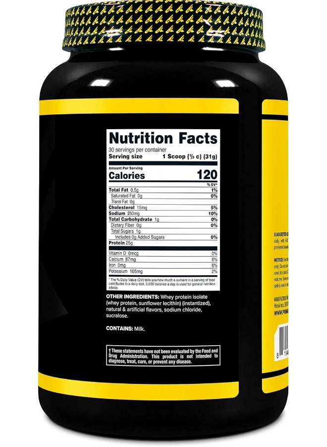 Primaforce Whey Protein Isolate Powder (Vanilla, 2 Lbs) - Non-Gmo, Gluten Free - Image 4