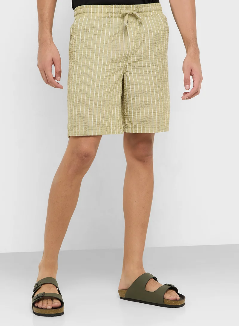 جاك اند جونز JPSTJAIDEN PALMA SEERSUCKER SHORT SRT