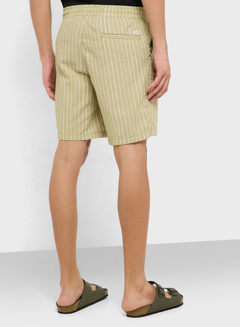 JACK & JONES JPSTJAIDEN PALMA SEERSUCKER SHORT SRT - Image 3