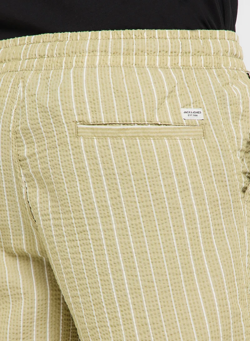 JACK & JONES JPSTJAIDEN PALMA SEERSUCKER SHORT SRT