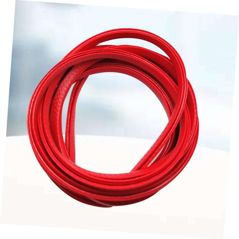 1pc Car Door Scratch Protector Sealing Guard Strip -Shock Edge Trim for Vehicles Design Easy Installation Red Color for Bumps and Scratches - Image 4