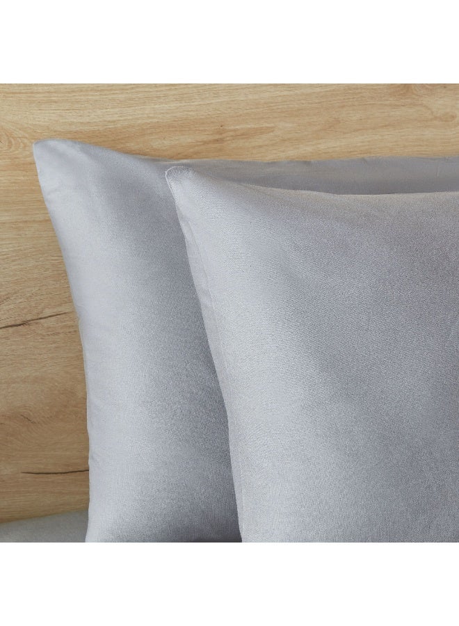 Home Box طقم أغطية وسائد قطنية أساسية من قطعتين 75 × 50 سم - Image 3