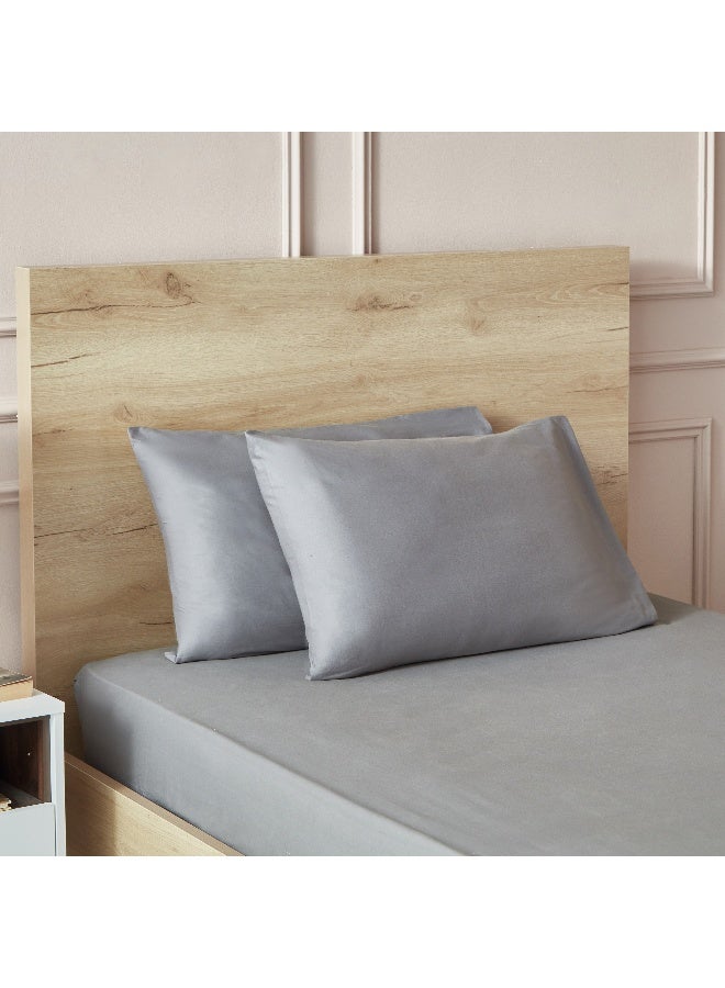 Home Box طقم أغطية وسائد قطنية أساسية من قطعتين 75 × 50 سم - Image 1