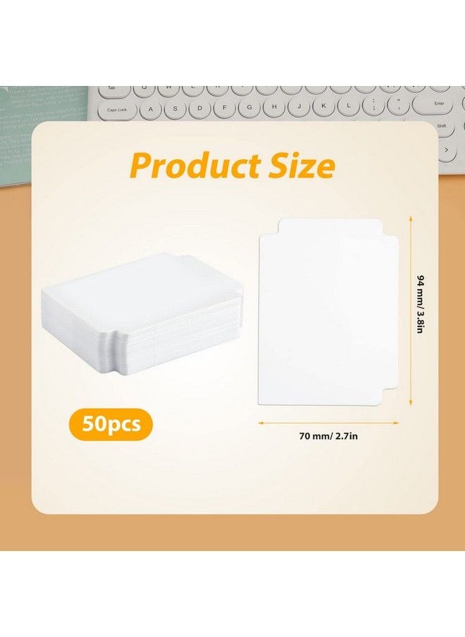 SAVITA 50Pcs Card Dividers Card Sorting Dividers With Tabs Plastic Divider Cards Separators Trading Card Organizer For Games Sports Supplies 3.7X2.7Inch  - Image 3