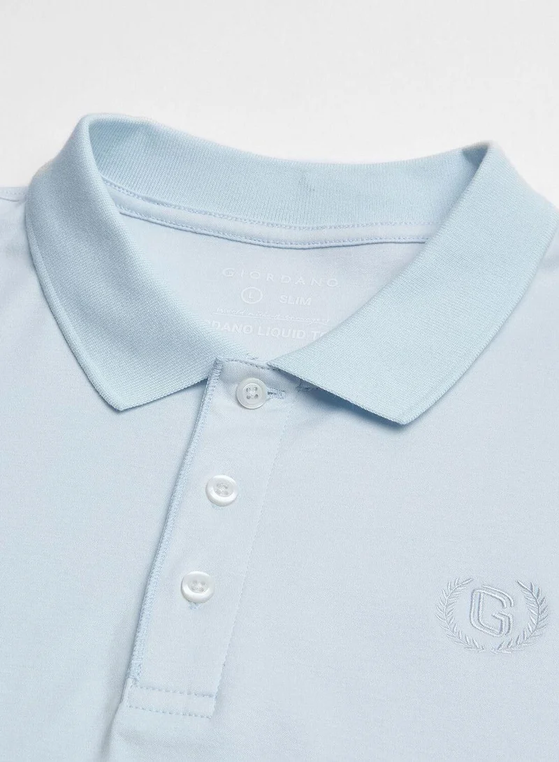 Giordano  Men's Liquid Touch Interlock Polo for Men | Best Price UAE