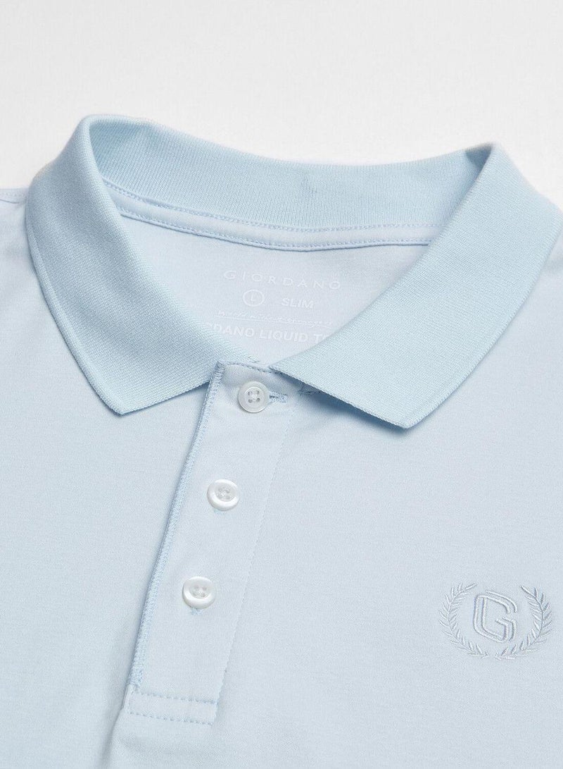 GIORDANO Men's Liquid Touch Interlock Polo - Image 3