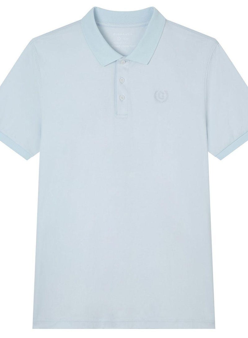 GIORDANO Men's Liquid Touch Interlock Polo - Image 1