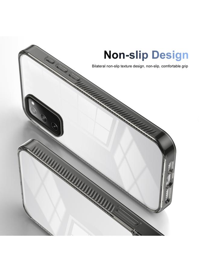S-TOP Case For Samsung Galaxy S20 FE 5G 2.5mm Anti-slip Clear Acrylic Hybrid TPU Phone Case - Image 4