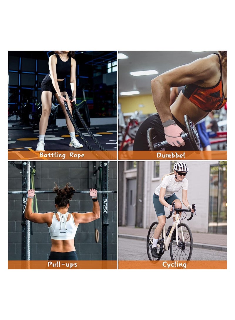 Bukela Women's Gym Weightlifting Workout Gloves, Padded Extra Grip Palm Protection, Breathable, Suitable for Weightlifting, Training, Fitness, Cycling, Hanging, Pull-ups - Image 5