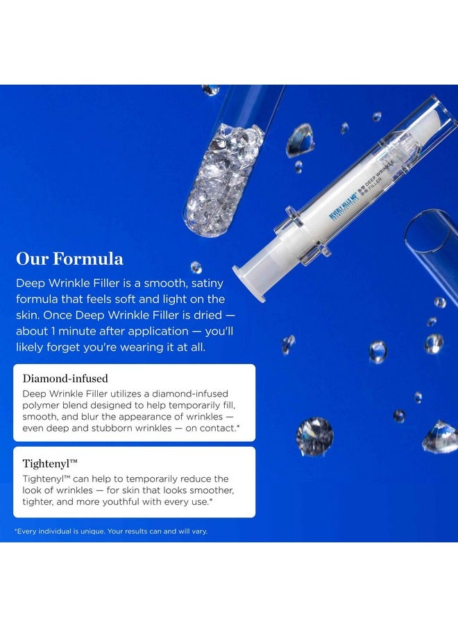 Beverly Hills MD - Deep Wrinkle Filler- Decrease Appearance Of Deep Wrinkles On Contact, Anti-Aging Serum For Smooth, Lifted Complexion- Helps Correct Fine Lines & Creases W/Diamond Dust & Polymers - Image 1