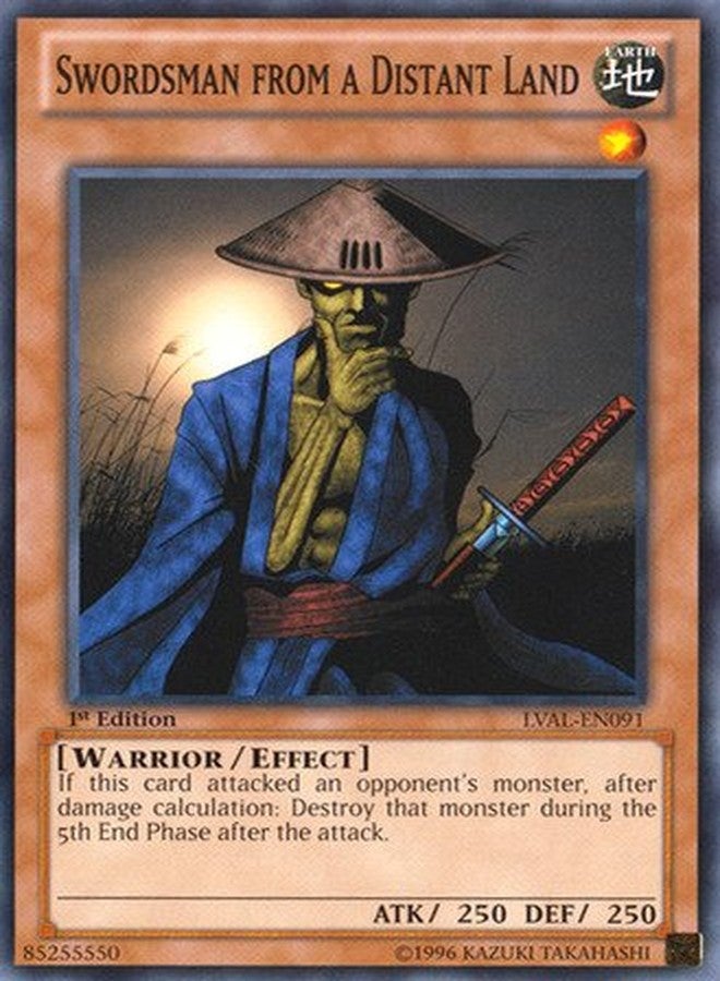 YU-GI-OH! - Swordsman from a Distant Land (LVAL-EN091) - Legacy of The Valiant - 1st Edition - Common
