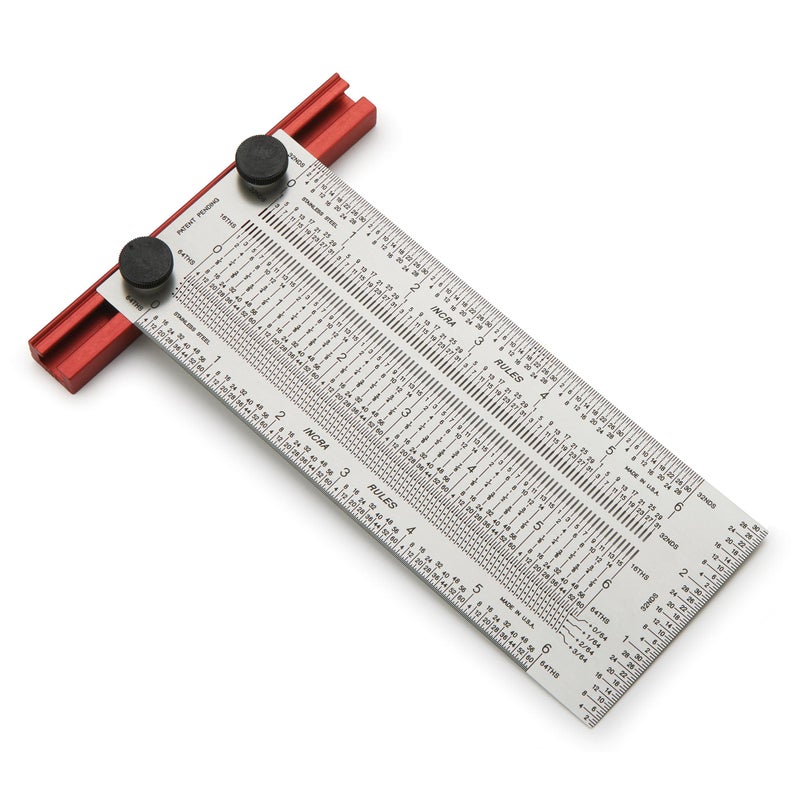 INCRA T-RULE06 6-Inch Precision Marking T-Rule - Image 2