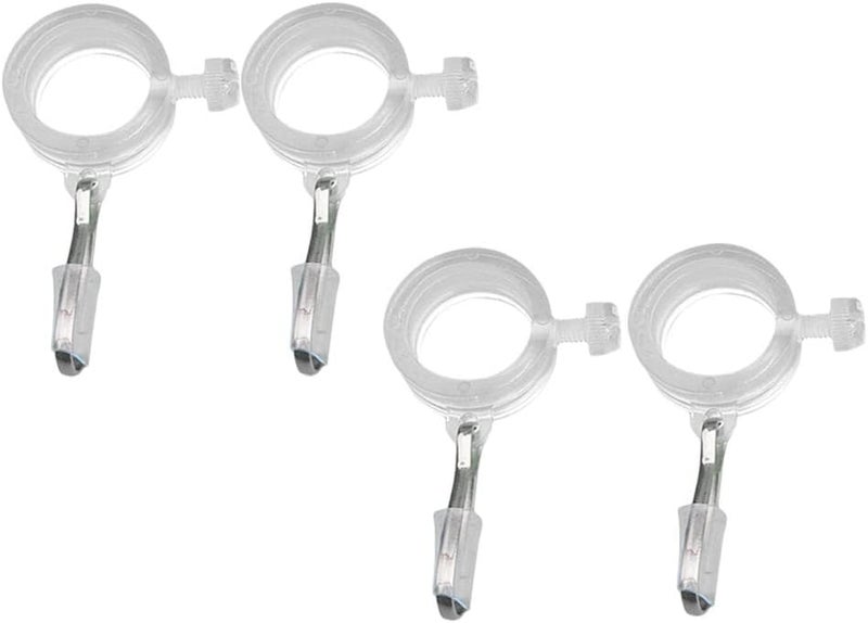 klarako 4pcs Flag Pole Flag Mounting Rings Grommet Clip Fits 1" - Image 1