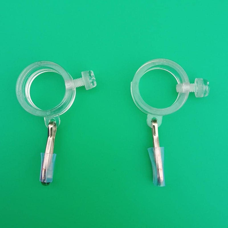 klarako 4pcs Flag Pole Flag Mounting Rings Grommet Clip Fits 1" - Image 2