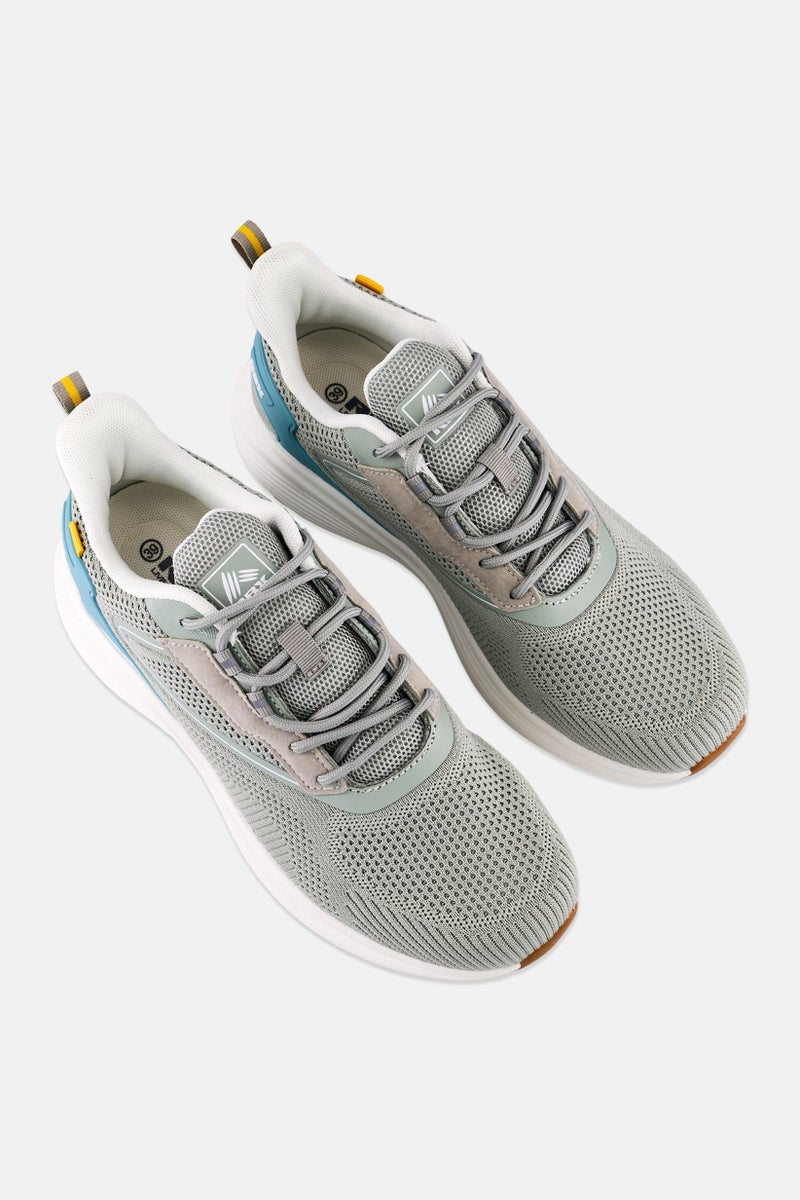 RBX Women Brand Logo Lace Up Training Shoes, Grey  - Image 4