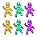 ZZYFGH King Cake Babies King Cake Baby Mini Baby Figurines for Baby Shower Ice Cube Game Party Favor Supplies Metallic Mardi Gras Bulk Plastic Babies 48 Pcs12inch - Image 3