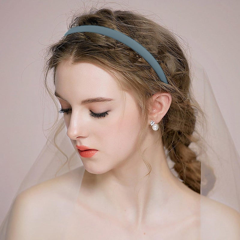 LAPOHI 10 PCS Colorful Fashion Effortless Plastic Headbands No Slip Comb Hair Bands for Women, Men, Teen Girls - Image 3